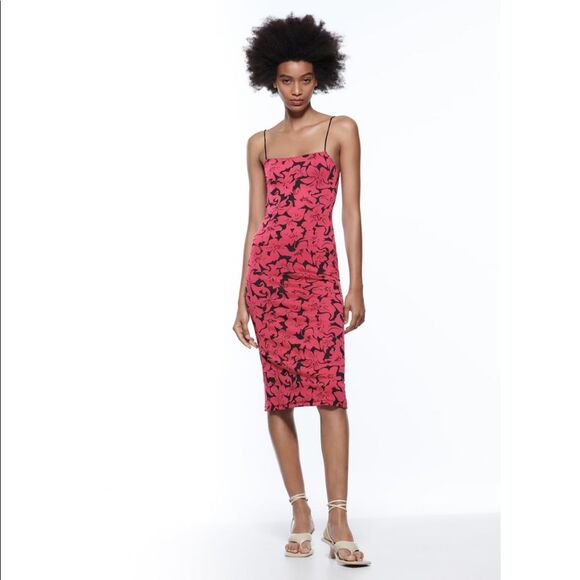 ZARA JACQUARD DRESS - Picture 6 of 6